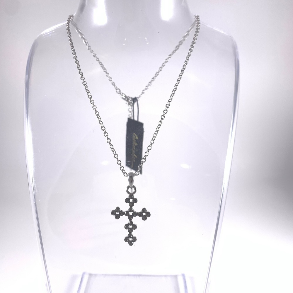 NWT Cookie Lee Cross Necklace -BR - Picture 2 of 8